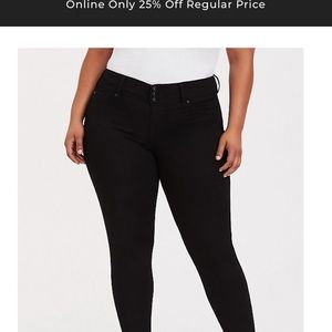 Torrid Black Jeggings